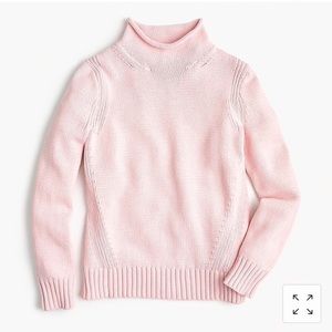 J.Crew Rollneck Sweater - Blush Pink XS